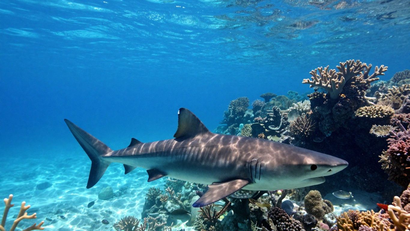 Fiji island and ocean travel scene