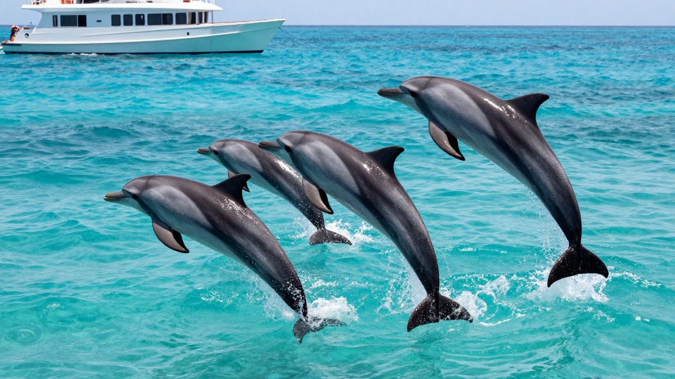 Fiji island and ocean travel scene